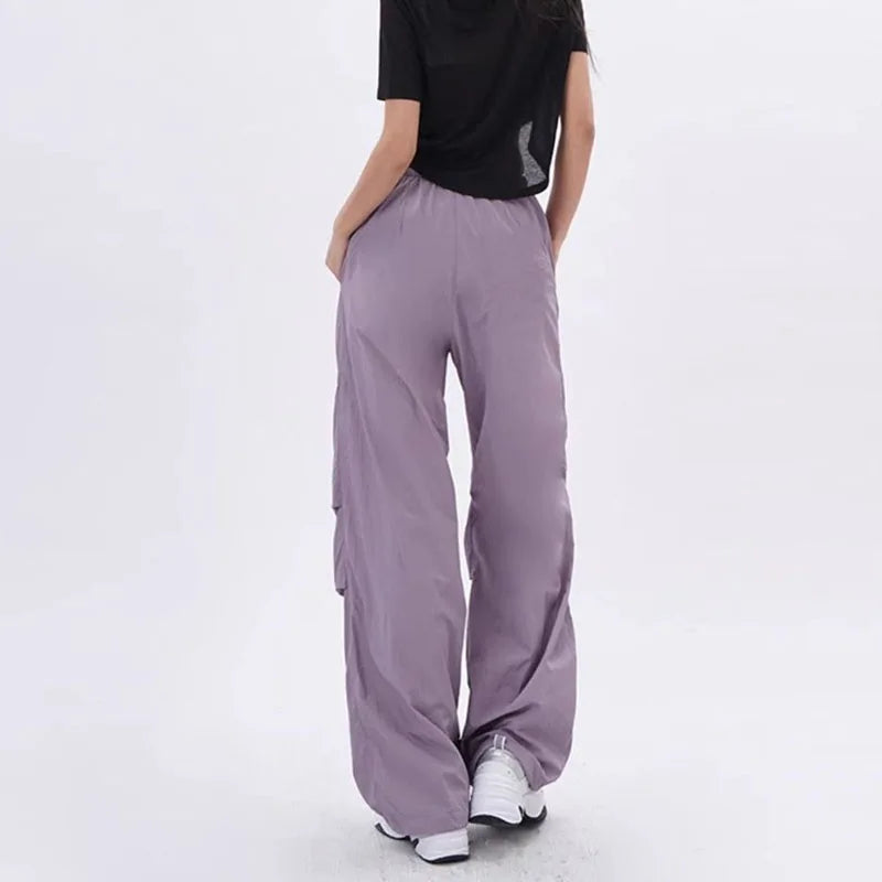 Luchtige Joggingbroek Parachute Stijl