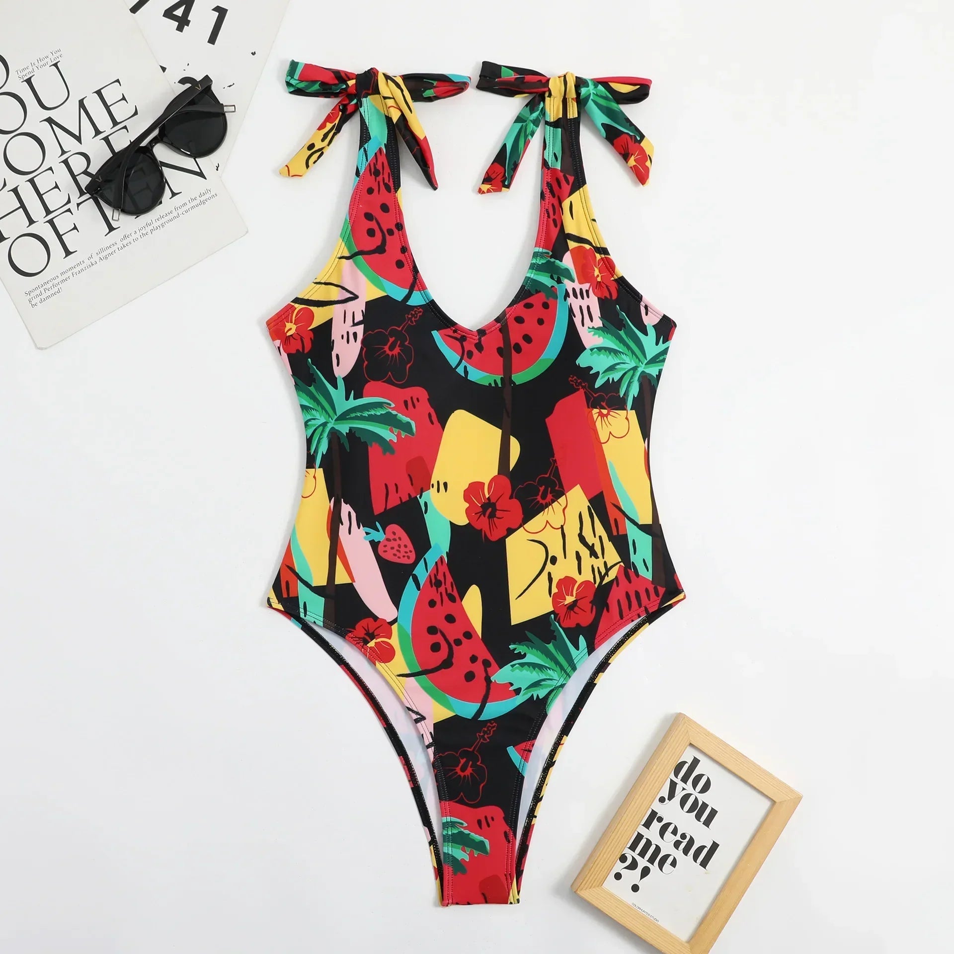 Vrouwelijk Badpak Veelkleurig Zwemkleding - StudioMarella