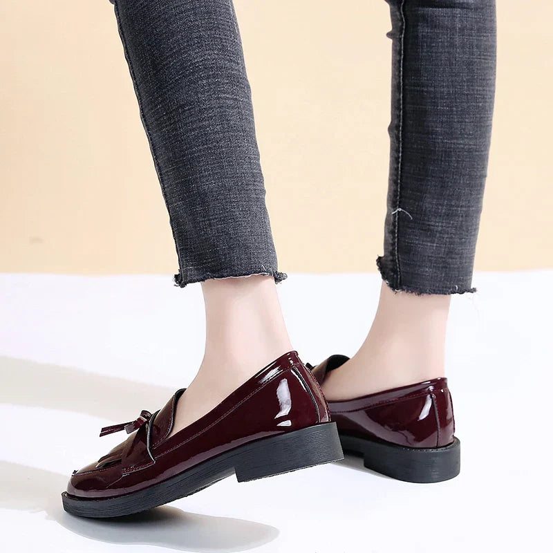 Zwarte Loafers Luxe Leer Schoenen