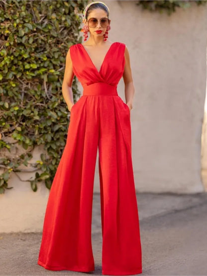 Dames Jumpsuit Zomerjurk Lange Mouwen
