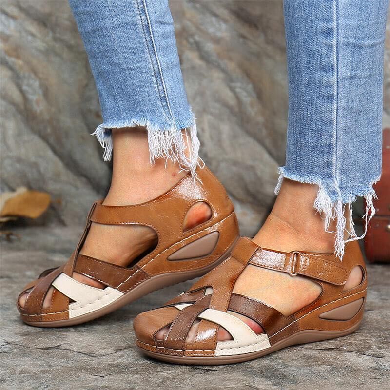Orthopedische Sandalen voor Vrouwen Comfortabel Retro Model