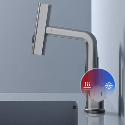 Flexibele Keukenkraan met LED Temperatuurindicator Chroom Zwart Wit 360° Draaibaar Uittrekbaar 60cm voor Keuken en Badkamer