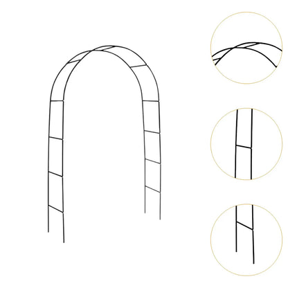 Metalen Tuinboog 240x140cm IJzer Klimplanten Rozen Bruiloft Boog Tuin Prieel DIY Rozenboog Wijnstok Pergola Buitendecoratie