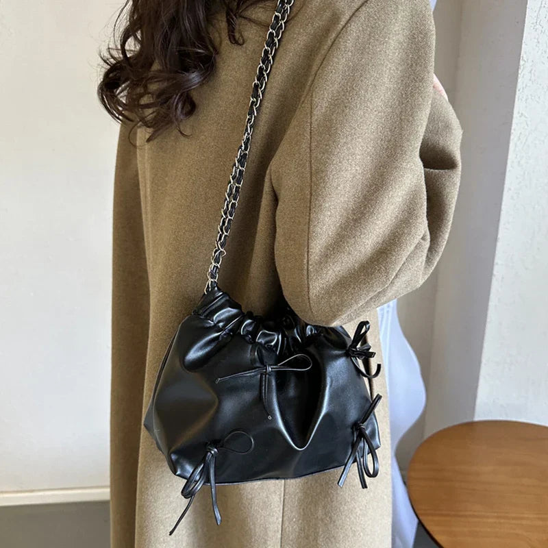 Luxe Strik Crossbody Tas voor Dames