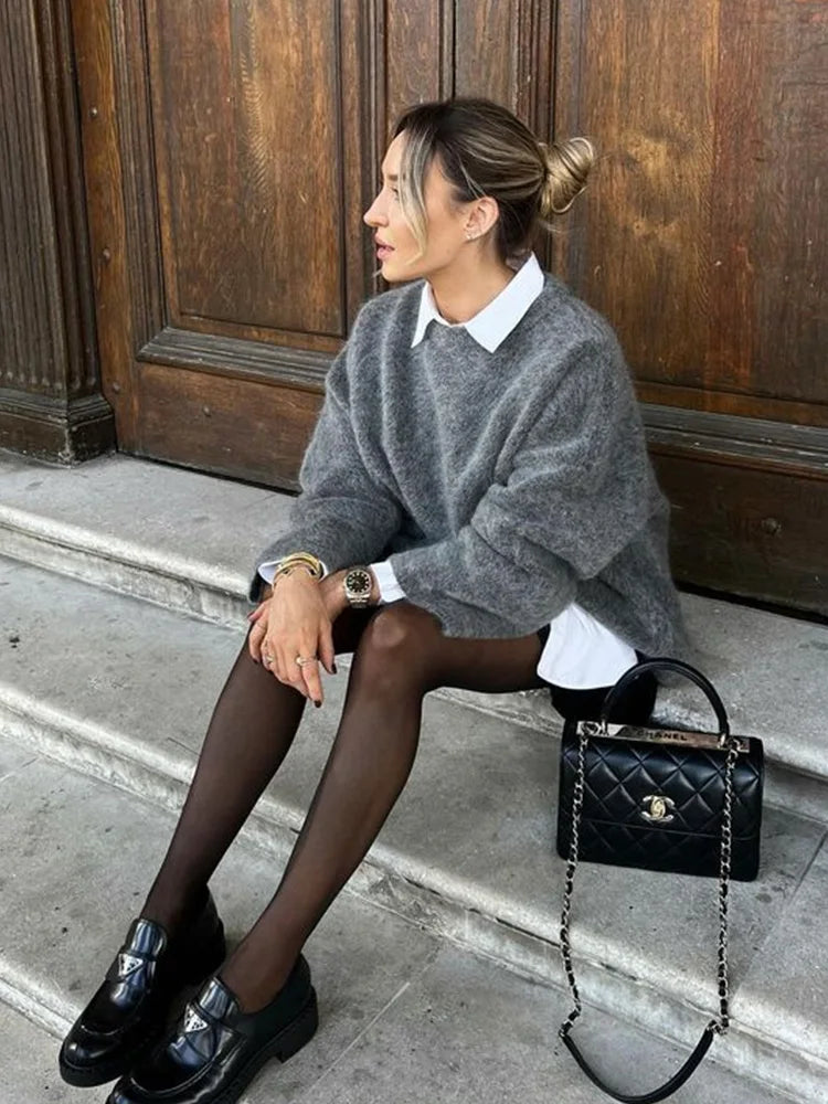 Oversized Trui voor Vrouw Zacht en Comfortabel