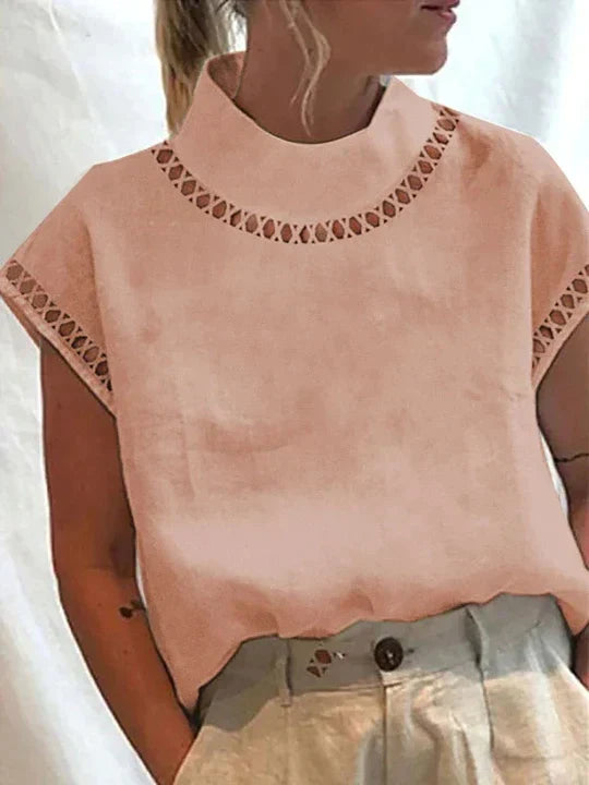 Vrouwelijke Bloes Bloemenprint Casual Katoen - StudioMarella