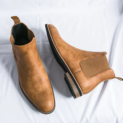 Laagste Chelsea Boots voor Heren Minimalistisch Leer