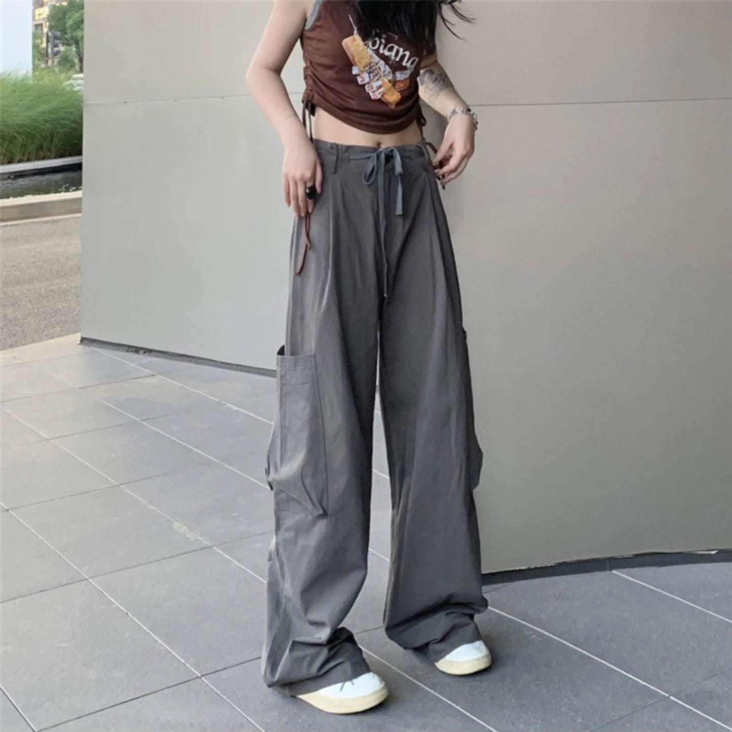 Witte Cargo Broek Casual Damestijl