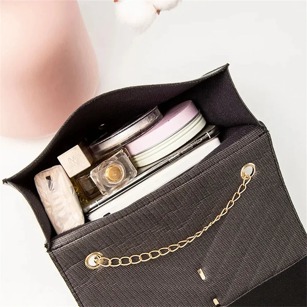 Mini Tasje met Franjes en Flap Chique Design