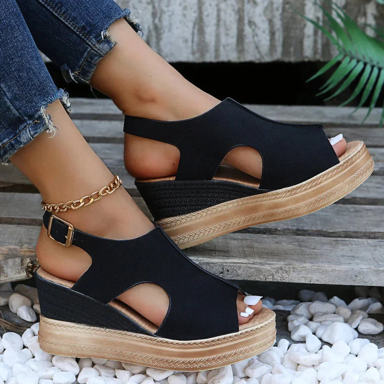 Orthopedische Sleehakken Zomer Sandalen Comfortabel