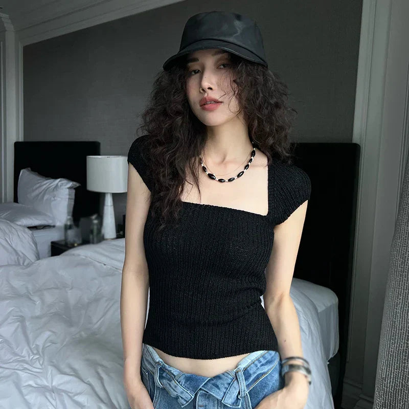 Vrouwelijke Zomer Tops Livia Couture Stijl