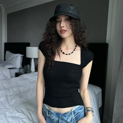 Vrouwelijke Zomer Tops Livia Couture Stijl