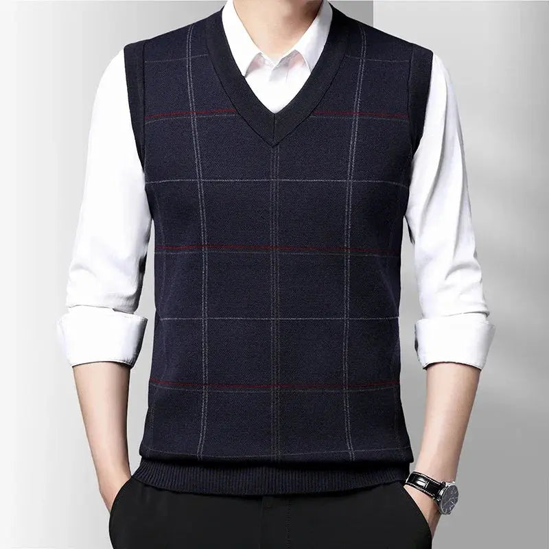Stijlvol Heren Gilet Modieus Design