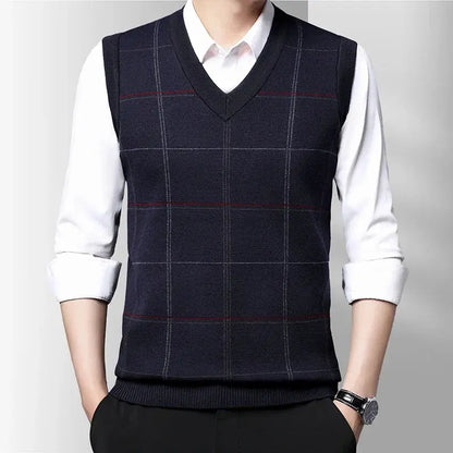 Stijlvol Heren Gilet Modieus Design