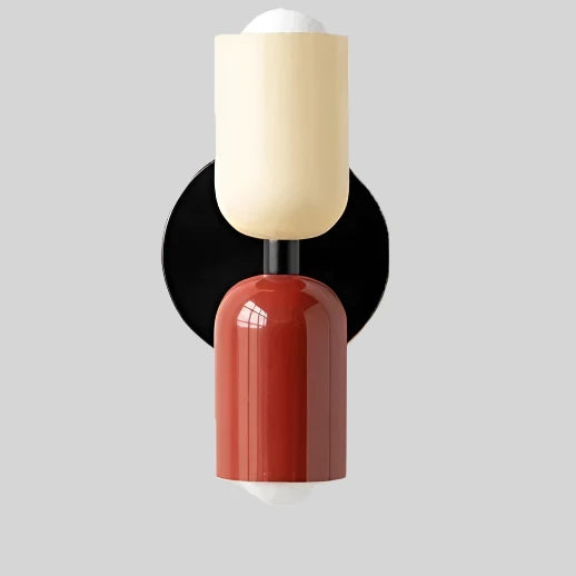 Wandlamp Crème Warm Wit Metaal IJzer E27 12cm LED 2 Lichts Slaapkamer Hal Woonkamer
