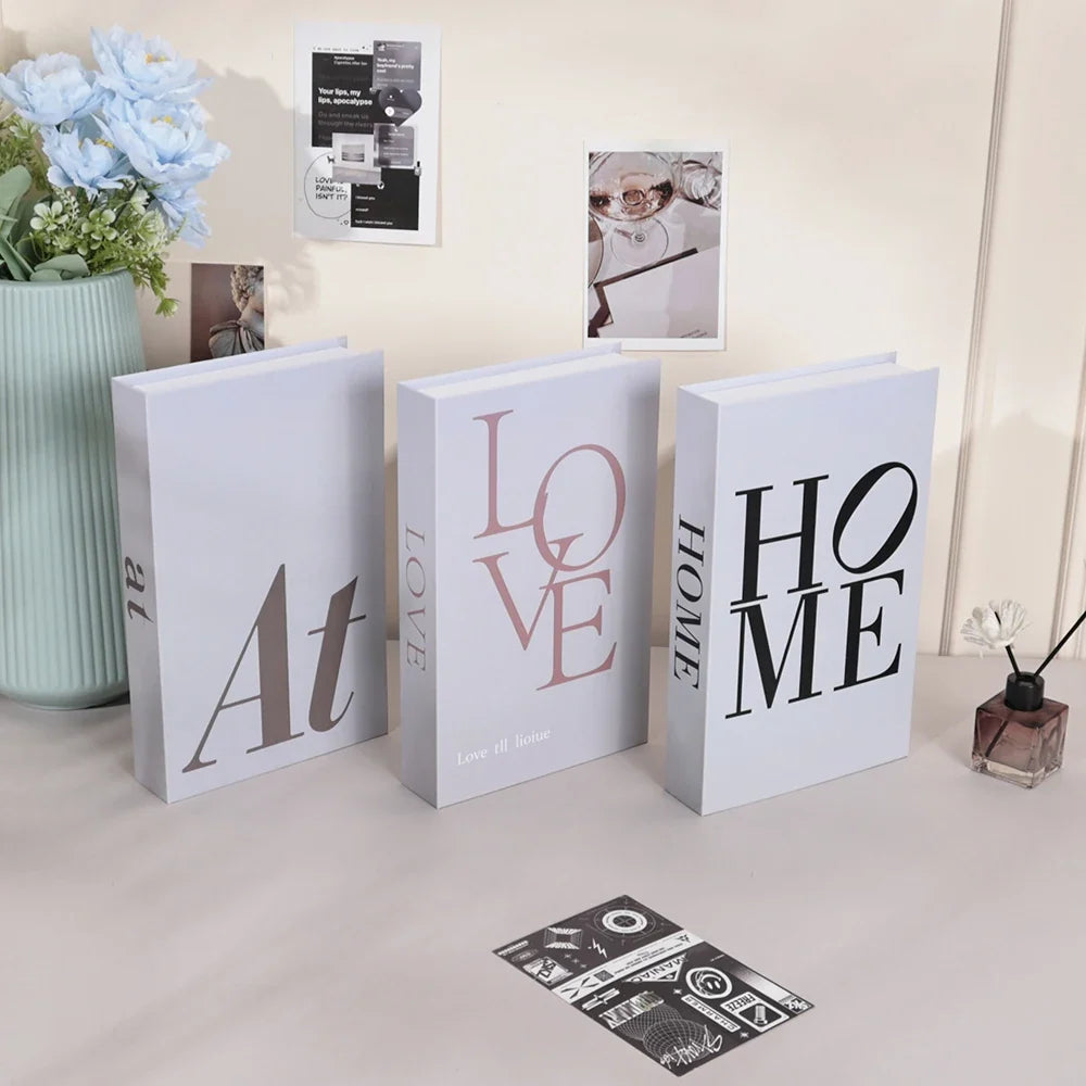 Salontafel Decoratie Boeken Set 3 Stuks Opvouwbaar Design Koffietafel Styling