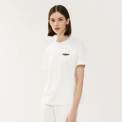 Luxe T-Shirts voor Mannen en Vrouwen Elegance Stijl