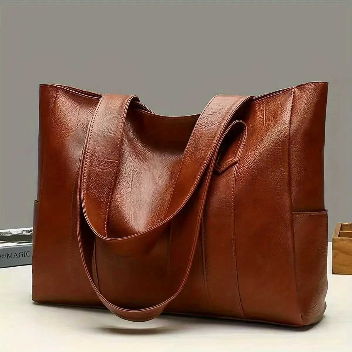 Vintage Tote Tas Retro Stijl - StudioMarella