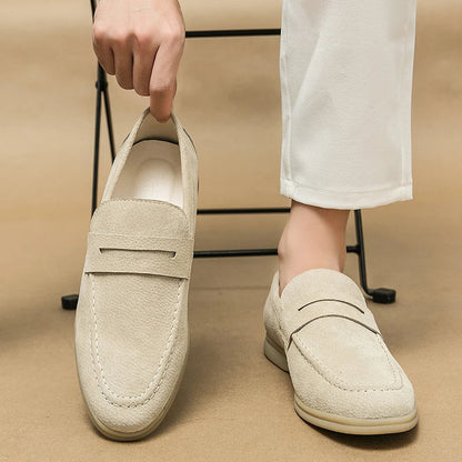 Leren Mocassino Schoenen Italiaanse Stijl