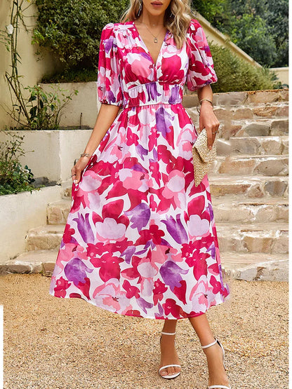 Dames Zomerjurk Elegante Pasvorm