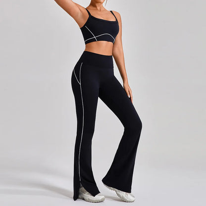 Vrouwelijke Sportieve Broek en Top Set