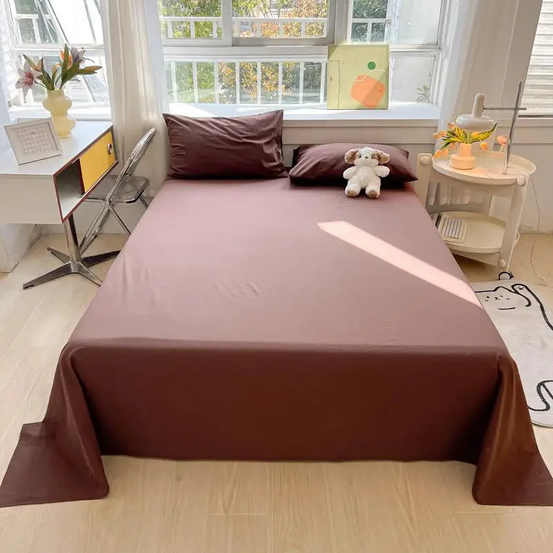 Sansoti | Percale Katoenen Beddenset | 100% Biologisch | Ademend & Zacht | 3-delig