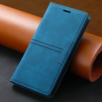 Leren Wallet-Hoesje voor Google Pixel met Magnetische Sluiting en Kaarthouder