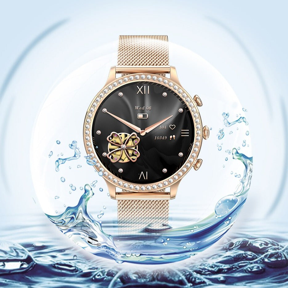 Digitaal Polshorloge met Gezondheidssensor Touchscreen Waterdicht IP68 Noodoproep 14 Dagen Batterij Smartwatch