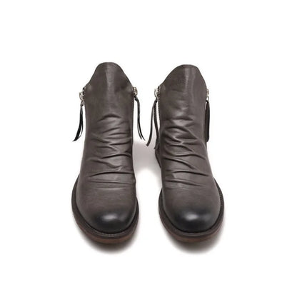 Zwarte Leer Chelsea Boots voor Heren