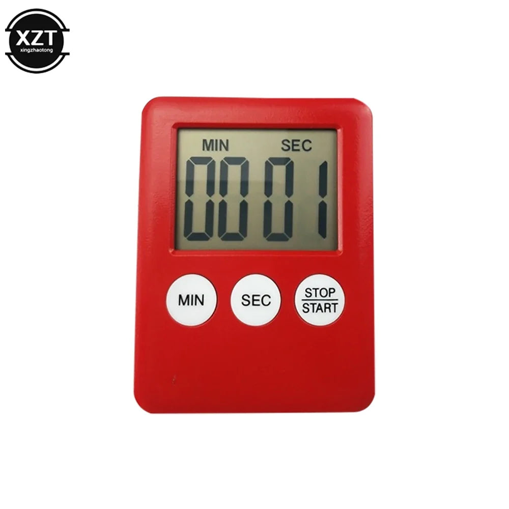 Digitale Keukentimer Magneet LCD Kompakt Keuken Aftellen Countdown Timer Eieren Pasta Koken