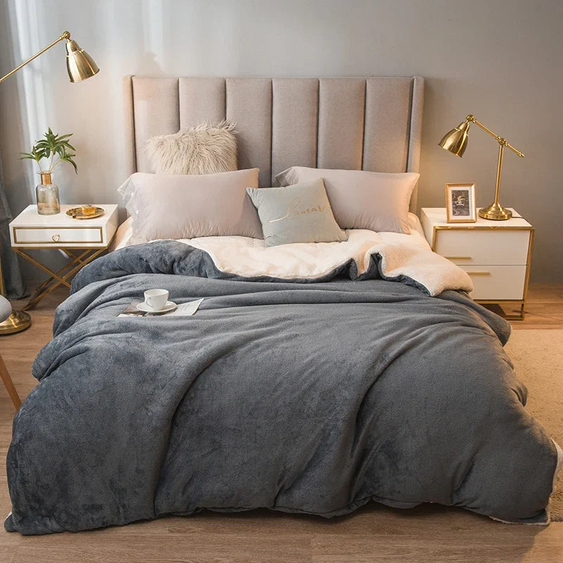 Wollen Plaid Deken | Warm & Zacht | Dubbelzijdig | Voor Bed, Bank & Winter