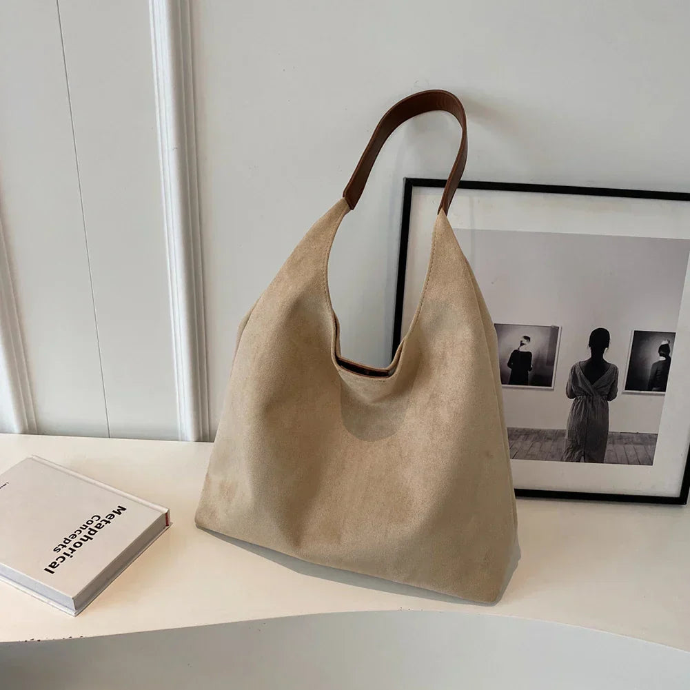Luxe Suède Schoudertas Gigi Tote