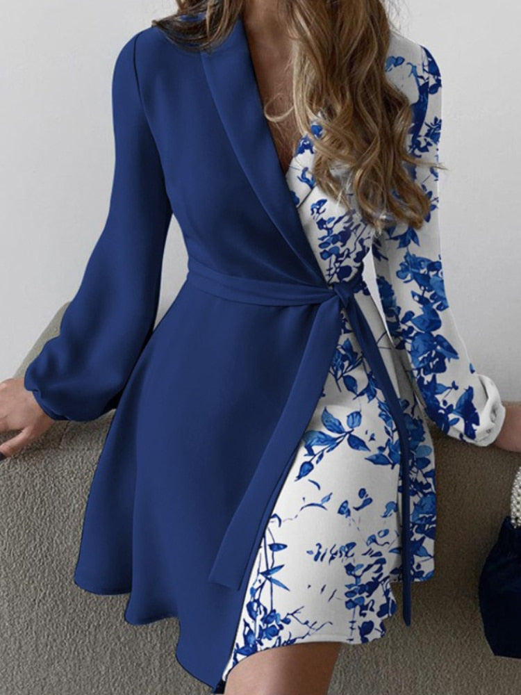 Vrouwen Zomerjurk Elegante Strikjurk Lichtgewicht