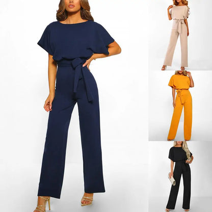 Elegante Jumpsuit met Strakke Taille voor Vrouw