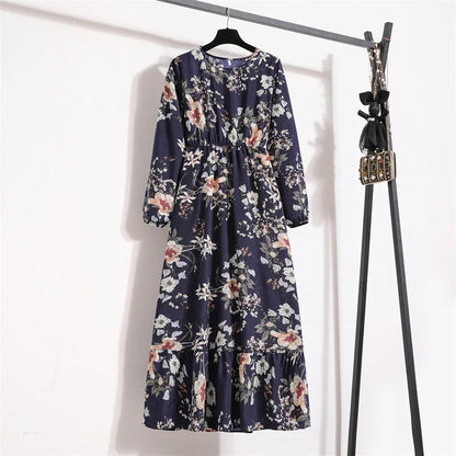 Variant image for Dalia | Vestito Lungo Elegante Floreale per Estate-1