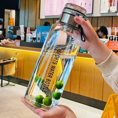 Grote Waterkan 2 Liter Transparant – Praktische Drinkfles voor Melk, Sap & Water