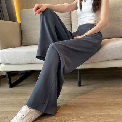Dames Oversized Zomerbroek Grijs Bremen