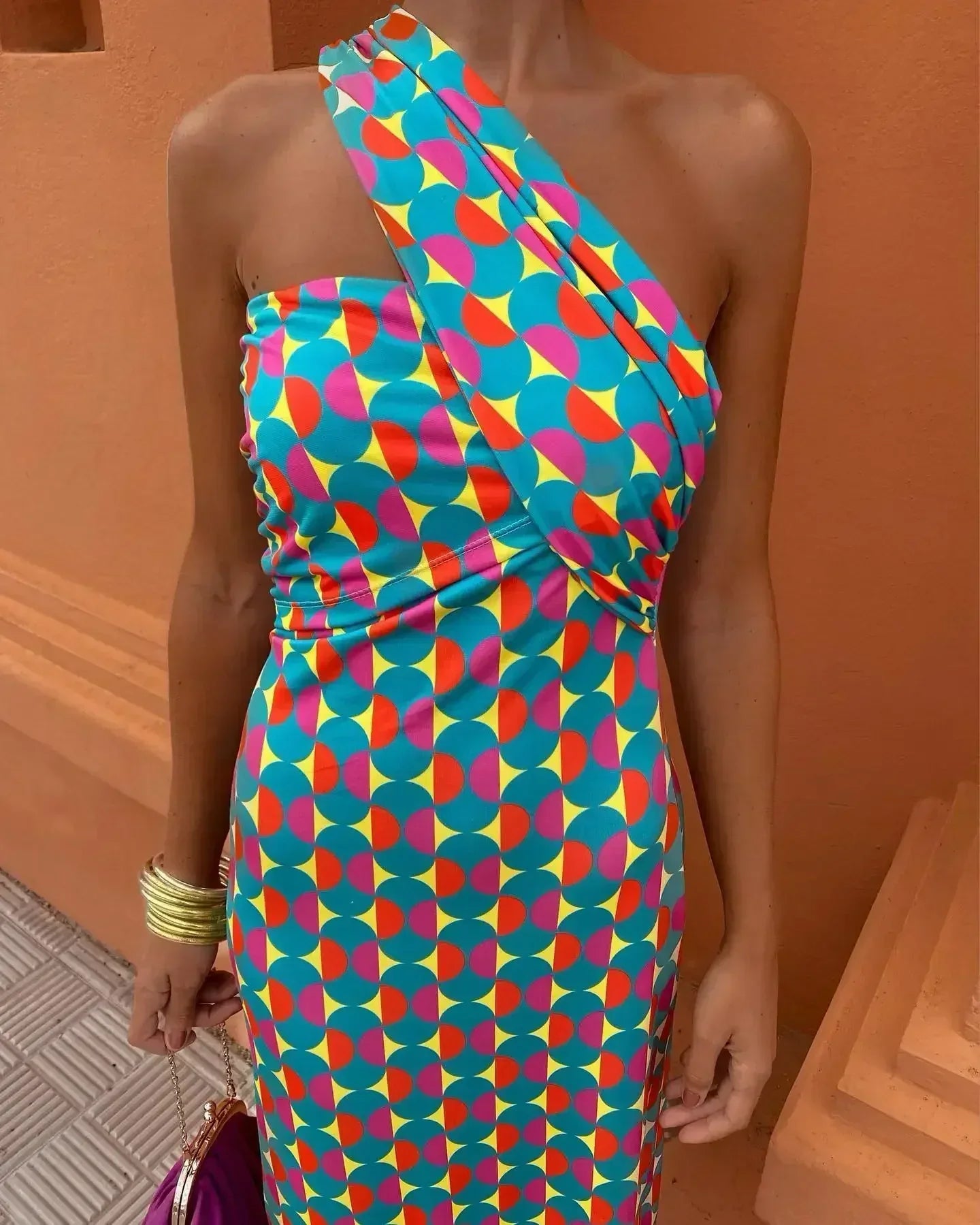 Dames Midi-jurk Elegante Pasvorm