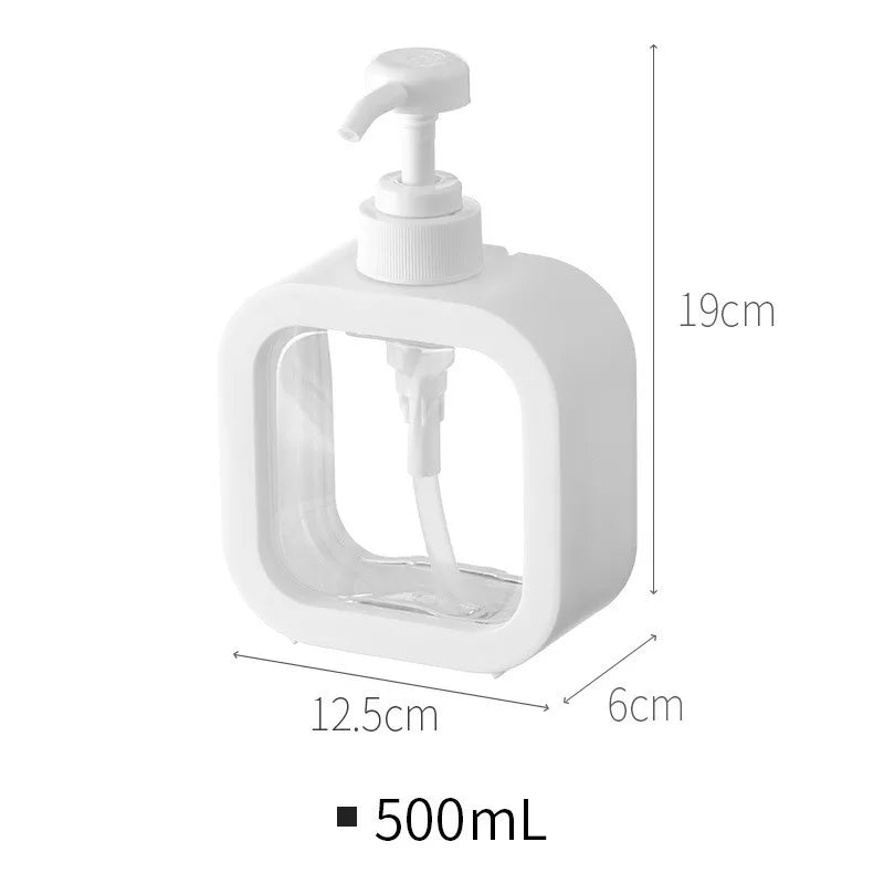 Minimalistische zeepdispenser voor badkamer en keuken met Scandinavisch design