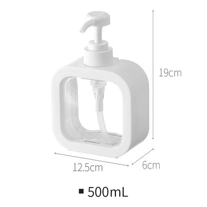 Minimalistische zeepdispenser voor badkamer en keuken met Scandinavisch design