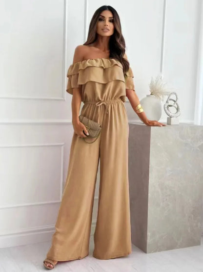 Vrouwelijke Jumpsuit Casual Chic Zomermodel