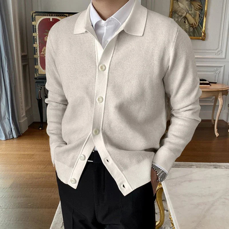 Heren Cardigan Button-Up Klassieke Stijl Comfortabel