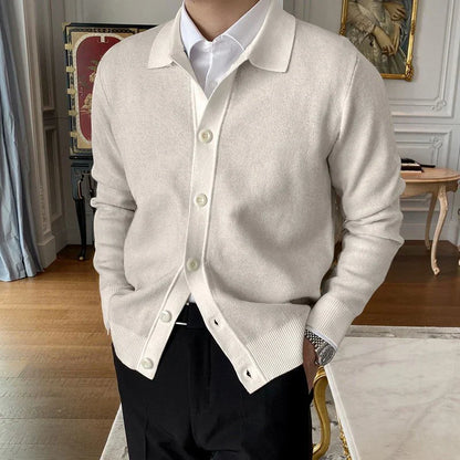 Heren Cardigan Button-Up Klassieke Stijl Comfortabel