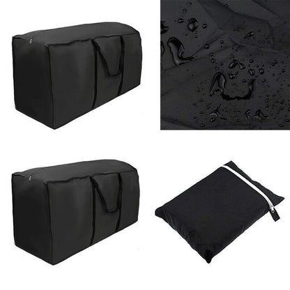 Waterdichte Beschermhoes voor Tuinmeubilair UV-Bestendig 210D Oxford Zwart M & L