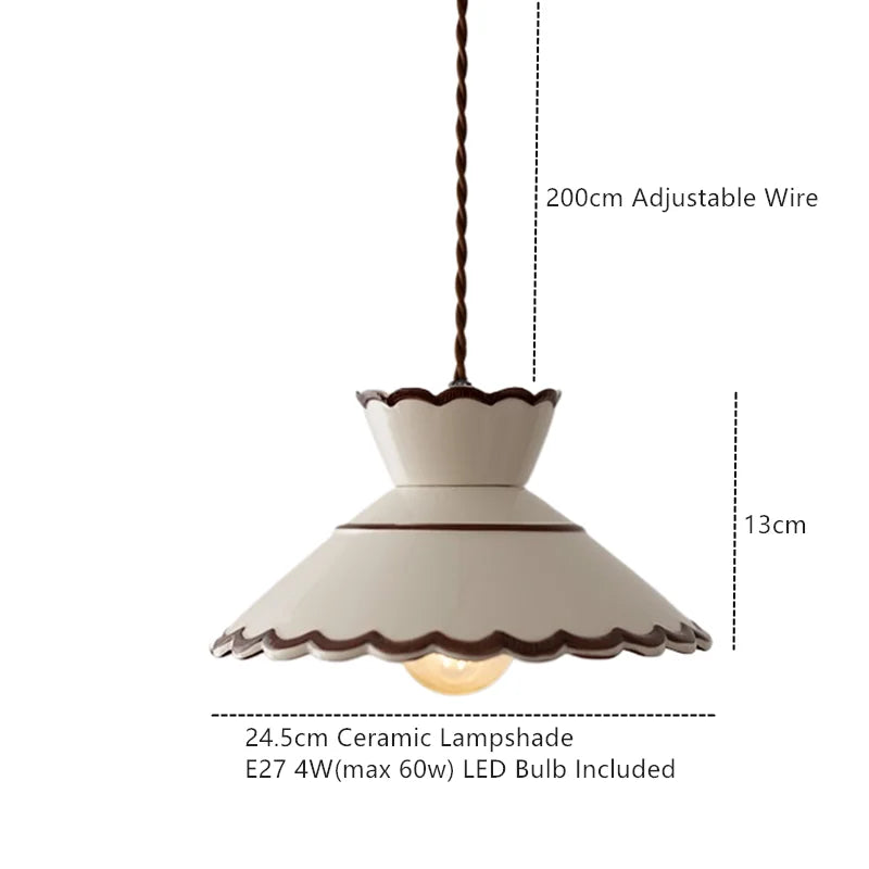 Hanglamp Eettafel Keramiek Handgeschilderd Bloemmotief Koperen Fitting E27 Inclusief Lichtbron 4 Dessins