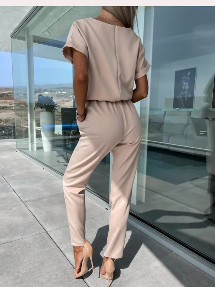 Zomer Jumpsuit Wijde Pijpen Vrouwelijk Model