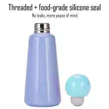 Thermosfles 500ml RVS Dubbelwandig Geïsoleerd Tweekleurig Design Drinkfles Waterfles Sport Lekvrij Outdoor