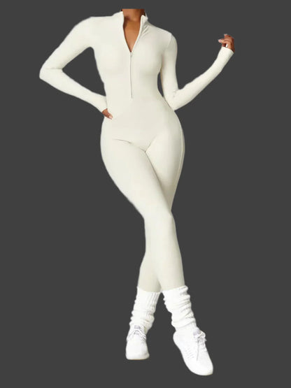 Jumpsuit Vrouw Sportief Naadloos Comfortabel