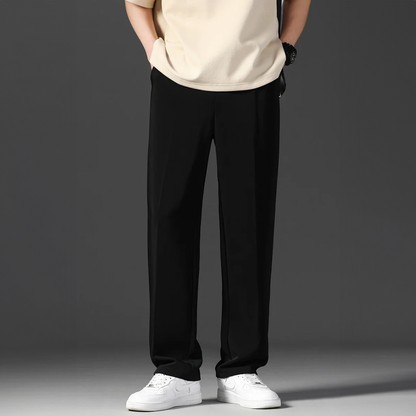 Heren Broek Relaxed Fit Rechte Streep Pietersbier