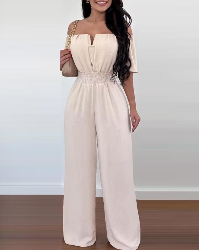 Jumpsuit Zonder Schouders Vrouwelijke Zomerjurk